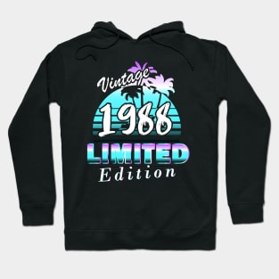 vintage 1988 birthday limited Hoodie